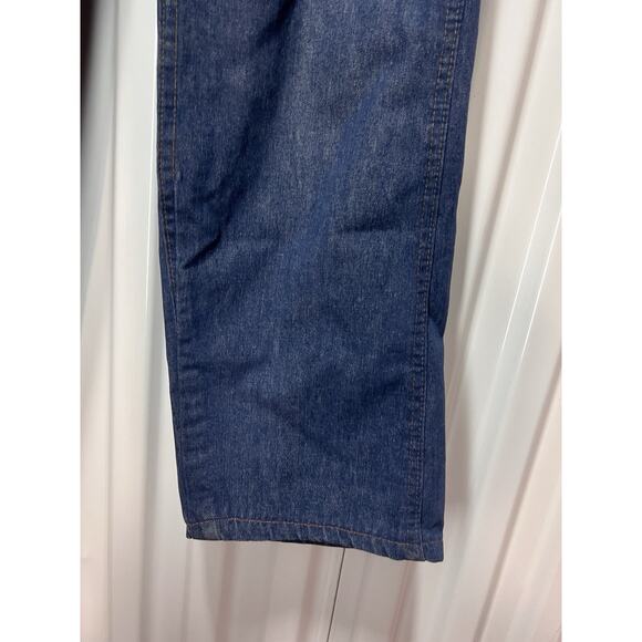 Vintage 70s Orange Tab Jeans Levi’s Men’s 34 X 30 Talon Zipper - Picture 4 of 16